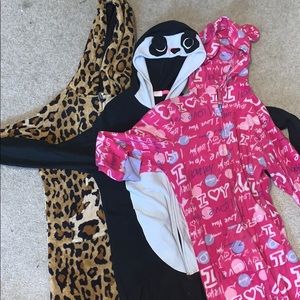 Girls onesie trio set